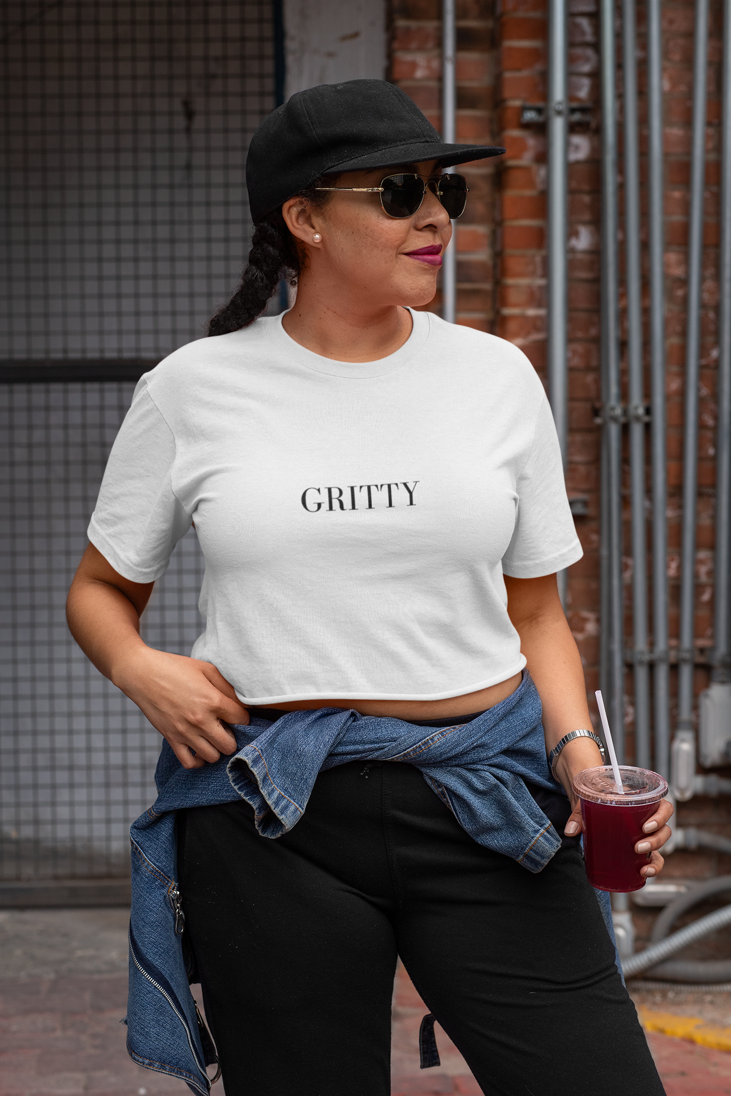 Women’s Crop Top – Gritty Signature Crop